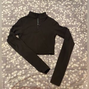 Vitality/balance athletica half zip crop, euc